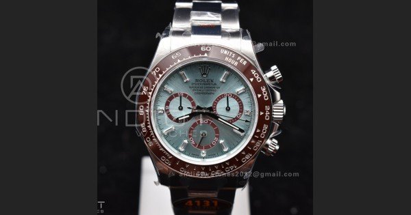 Daytona 126506 QF 1:1 Best Edition Ice Blue Dial Crystal Marker on SS/YG Braclet SH4131 V5 - Image 4