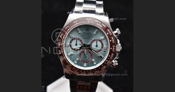 Daytona 126506 QF 1:1 Best Edition Ice Blue Dial Crystal Marker on SS/YG Braclet SH4131 V5 - Image 5