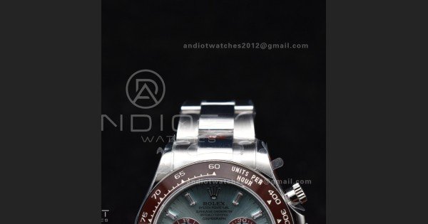 Daytona 126506 QF 1:1 Best Edition Ice Blue Dial Crystal Marker on SS/YG Braclet SH4131 V5 - Image 6