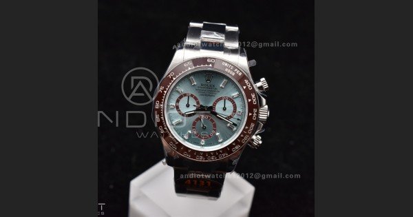 Daytona 126506 QF 1:1 Best Edition Ice Blue Dial Crystal Marker on SS/YG Braclet SH4131 V5