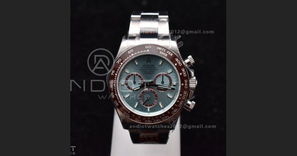 Daytona 126506 QF 1:1 Best Edition Ice Blue Dial Stick Marker on SS/YG Braclet SH4131 V5 - Image 2