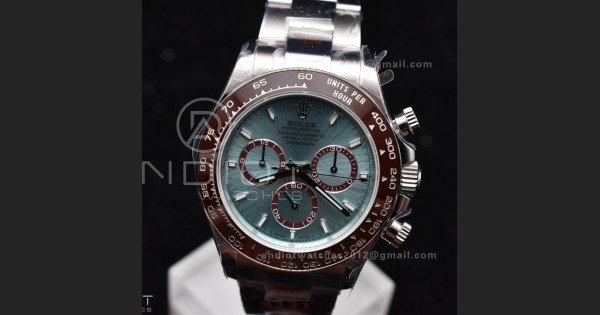 Daytona 126506 QF 1:1 Best Edition Ice Blue Dial Stick Marker on SS/YG Braclet SH4131 V5 - Image 5