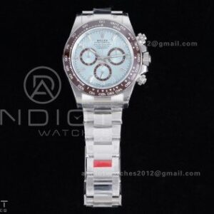Daytona 126506 VSF 1:1 Best Edition 904L Steel Ice Blue Crystal Dial on SS Braclet VS4131 V3 (Weighted)