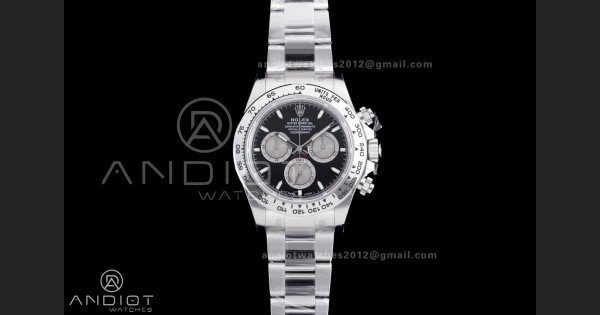 Daytona 126509 Gain Weight V3 VSF 1:1 Best Edition Black Dial Silver Sub-dial On Oyster Bracelet DD4131