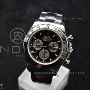 Daytona 126509 QF 1:1 Best Edition Black/Silver Dial on SS Bracelet SH4131 V5