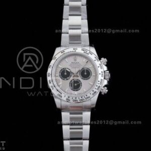 Daytona 126509 VSF 1:1 Best Edition 904L Steel Grey Dial on SS Braclet VS4131 V3 (Weighted)