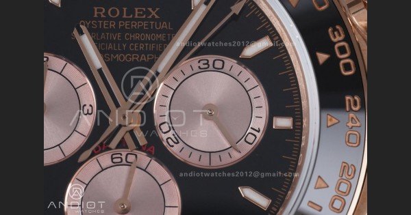 Daytona 126515 QF 1:1 Best Edition Black/RG Dial on Oysterflex Strap QF4131 V10 (Gain Weight) - Image 5