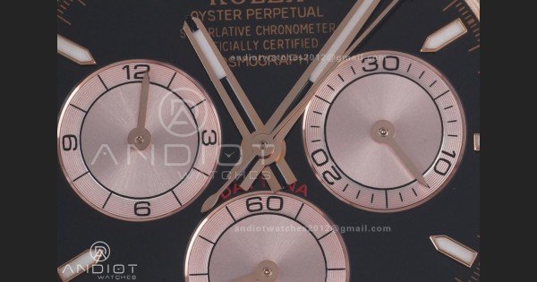 Daytona 126515 QF 1:1 Best Edition Black/RG Dial on Oysterflex Strap QF4131 V10 (Gain Weight) - Image 7