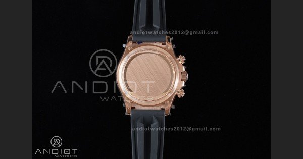 Daytona 126515 QF 1:1 Best Edition Black/RG Dial on Oysterflex Strap QF4131 V10 (Gain Weight) - Image 8