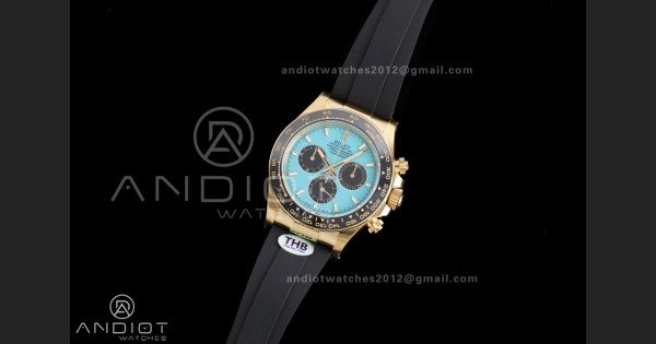 Daytona 126518 THBF 1:1 Best Edition Tiffany Blue Dial on Oysterflex Strap SH4131 - Image 2