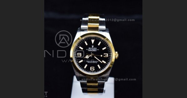 Explorer 124273 36mm 904L Steel VSF 1:1 Best Edition Black Dial on SS/YG Bracelet DD3230 - Image 2