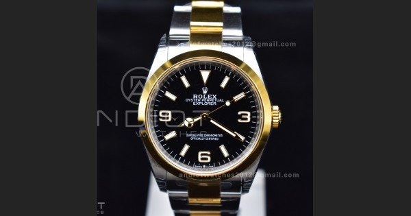 Explorer 124273 36mm 904L Steel VSF 1:1 Best Edition Black Dial on SS/YG Bracelet DD3230 - Image 4
