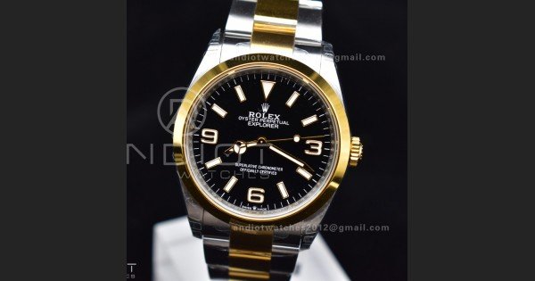 Explorer 124273 36mm 904L Steel VSF 1:1 Best Edition Black Dial on SS/YG Bracelet DD3230 - Image 5