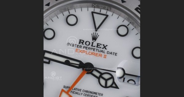 Explorer II 42mm 226570 904L SS ARF 1:1 Best Edition White Dial on Bracelet SH3285 CHS - Image 4