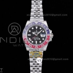 GMT-Master II 126710 BLRO Blue/Red Ceramic ARF Pepsi Best Edition on Jubilee Bracelet DD3285 V3