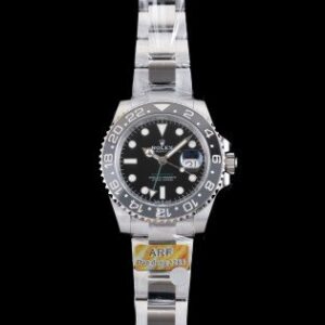 GMT-Master II 126710 GRNR Black/Gray Ceramic ARF 1:1 Bruce Wayne Best Edition Black Dial On Oyster Bracelet DD3285