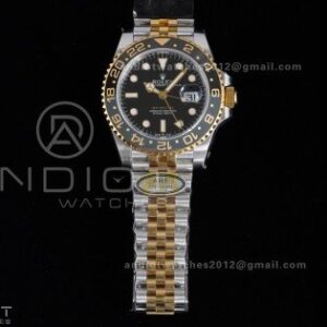 GMT Master II 126713 GRNR ARF Best Edition Black Dial on SS/YG Jubilee Bracelet New SH3285 V2