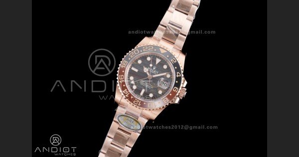 GMT Master II 126715 CHNR ARF Best Edition Tiger Iron Dial on RG Oyster Bracelet Sh3285 - Image 2