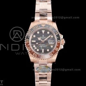 GMT Master II 126715 CHNR ARF Best Edition Tiger Iron Dial on RG Oyster Bracelet Sh3285