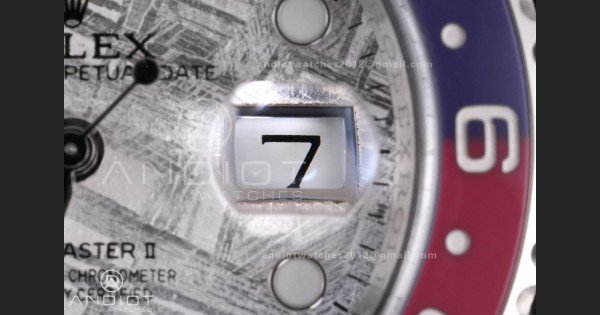 GMT Master II 126719 BLRO 904L SS ARF Pepsi 1:1 Best Edition Meteorite On Oyster Bracelet New SH3285 - Image 7