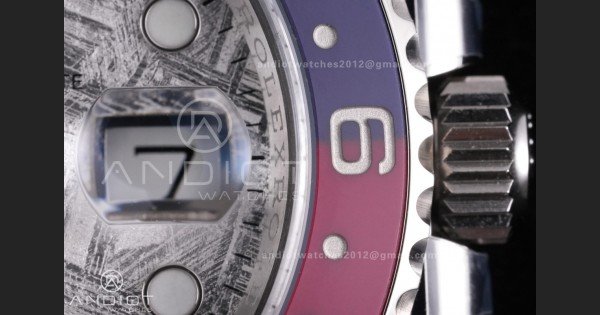 GMT Master II 126719 BLRO 904L SS ARF Pepsi 1:1 Best Edition Meteorite On Oyster Bracelet New SH3285 - Image 9