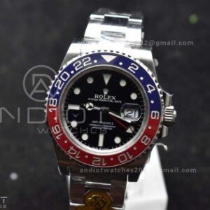 GMT Master II 126719 BLRO Gain Weight Gold Factory 1:1 Best Edition Blue Dial on Oyster Bracelet VR3285 CHS