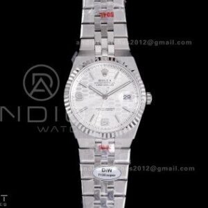 Land Dweller 127334 DIWF Best Edition White Dial on SS Bracelet A7135