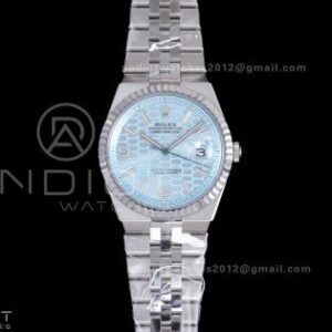 Land Dweller 127336 SS ESF Ice Blue Dial On SS Bracelet A7135