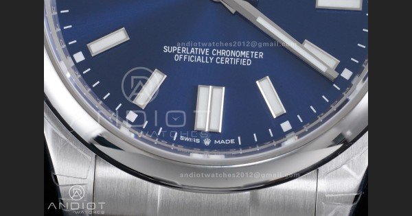 Oyster Perpetual 124300 41mm VSF 1:1 Best Edition 904L Steel Blue Dial DD3230 V2 - Image 5