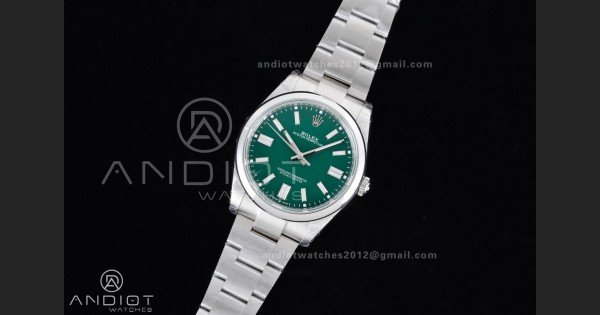 Oyster Perpetual 124300 41mm VSF 1:1 Best Edition 904L Steel Green Dial DD3230 V2 - Image 2