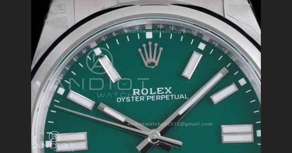 Oyster Perpetual 124300 41mm VSF 1:1 Best Edition 904L Steel Green Dial DD3230 V2 - Image 4