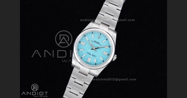 Oyster Perpetual 124300 41mm VSF 1:1 Best Edition 904L Steel Tiffany Blue Dial DD3230 V2 - Image 2