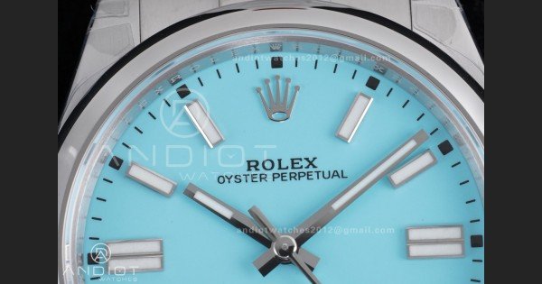 Oyster Perpetual 124300 41mm VSF 1:1 Best Edition 904L Steel Tiffany Blue Dial DD3230 V2 - Image 4