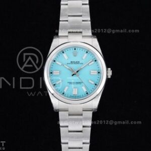 Oyster Perpetual 124300 41mm VSF 1:1 Best Edition 904L Steel Tiffany Blue Dial DD3230 V2