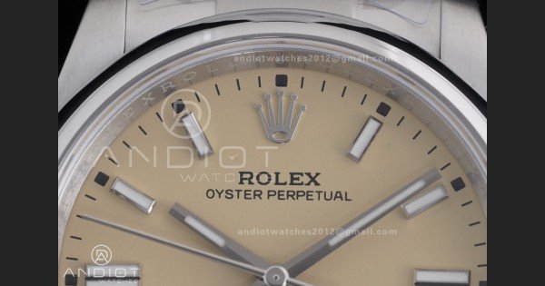 Oyster Perpetual 126000 36mm KRF 1:1 Best Edition 904L Steel Beige Dial VR3230 - Image 4