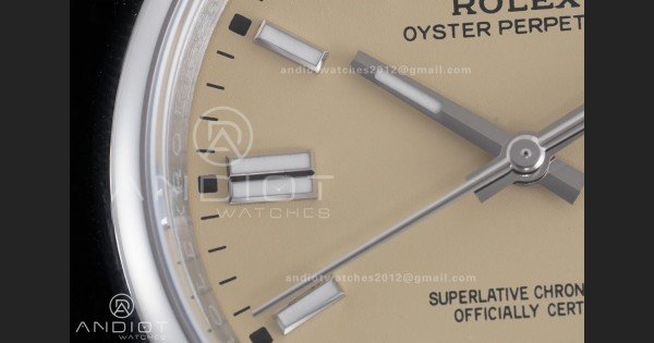 Oyster Perpetual 126000 36mm KRF 1:1 Best Edition 904L Steel Beige Dial VR3230 - Image 5