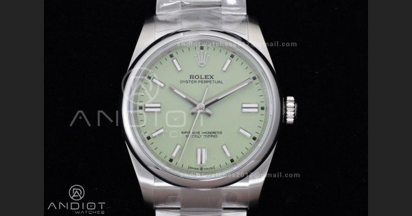Oyster Perpetual 126000 36mm KRF 1:1 Best Edition 904L Steel Pistachio Dial VR3230 - Image 3