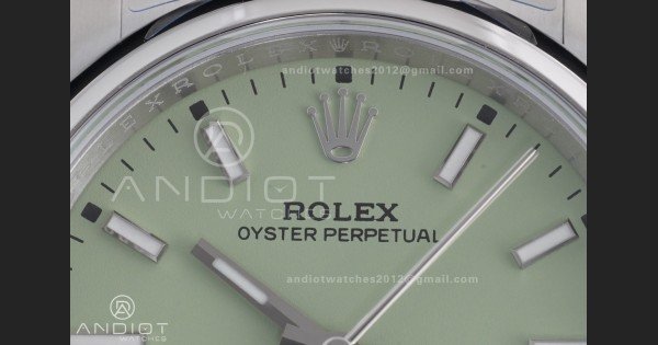 Oyster Perpetual 126000 36mm KRF 1:1 Best Edition 904L Steel Pistachio Dial VR3230 - Image 4