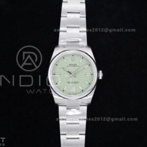 Oyster Perpetual 126000 36mm KRF 1:1 Best Edition 904L Steel Pistachio Dial VR3230
