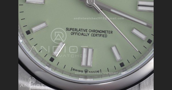 Oyster Perpetual 126000 36mm KRF 1:1 Best Edition 904L Steel Pistachio Dial VR3230 - Image 5