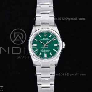Oyster Perpetual 126000 36mm VSF 1:1 Best Edition 904L Steel Green Dial DD3230 V2