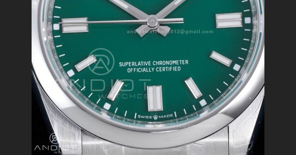 Oyster Perpetual 126000 36mm VSF 1:1 Best Edition 904L Steel Green Dial DD3230 V2 - Image 5