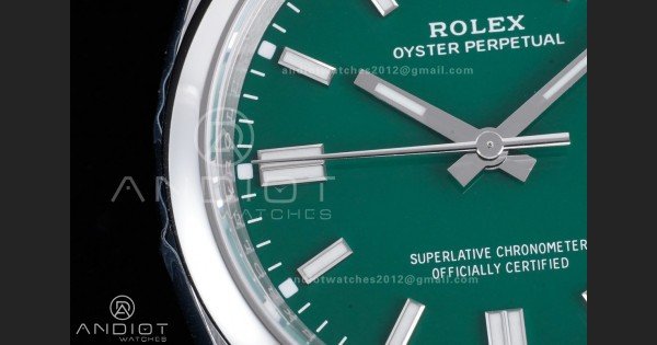 Oyster Perpetual 126000 36mm VSF 1:1 Best Edition 904L Steel Green Dial DD3230 V2 - Image 6