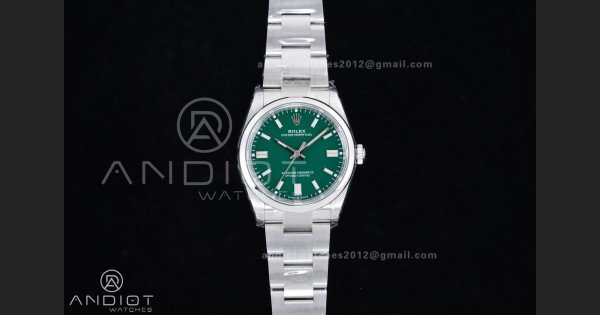 Oyster Perpetual 126000 36mm VSF 1:1 Best Edition 904L Steel Green Dial DD3230 V2