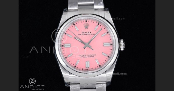 Oyster Perpetual 126000 36mm VSF 1:1 Best Edition 904L Steel Pink Dial DD3230 V2 - Image 3