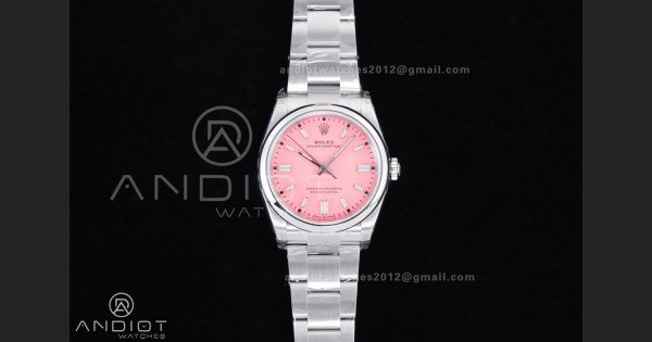 Oyster Perpetual 126000 36mm VSF 1:1 Best Edition 904L Steel Pink Dial DD3230 V2