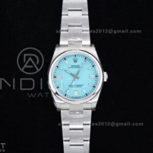 Oyster Perpetual 126000 36mm VSF 1:1 Best Edition 904L Steel Tiffany Blue Dial DD3230 V2