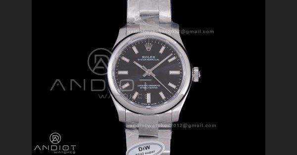 Oyster Perpetual 31mm 277200 DIWF Best Edition Black Dial on SS Bracelet A2232 - Image 3
