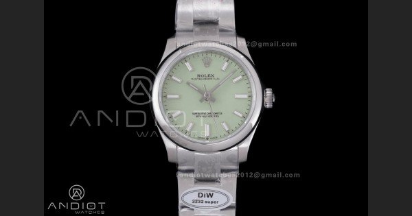 Oyster Perpetual 31mm 277200 DIWF Best Edition Pistachio Dial on SS Bracelet A2232 - Image 3