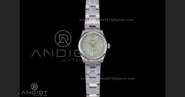 Oyster Perpetual 31mm 277200 DIWF Best Edition Pistachio Dial on SS Bracelet A2232